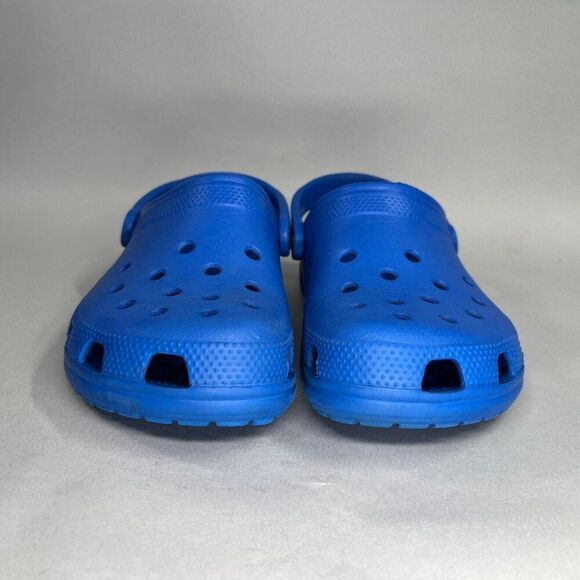 Crocs Classic Clogs Women's 6 Blue Outdoor Activewear Athletic Recovery Sandals - Picture 2 of 11